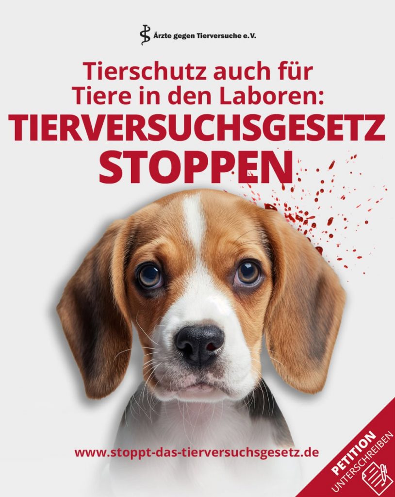 Petition: Tierversuchsgesetz stoppen